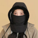 Cold Weather Thermal Balaclava Scarf Winter Windproof Hood Hat Plush Neck Warmer Ski Face Mask for Outdoor Activities