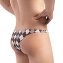 Sexy Underwear Men Briefs Underwear Male Mini Panties Penis Pouch Low Waist Bikini Hombre Lingerie Man Plaid Underpants Cueca - M & M Global