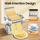 Electric Pasta Maker Machine, 135W Spaghetti Roller Noodle Pressing Machine, 410 Stainless Steel Electric Noodle Maker, for Brea - M & M Global