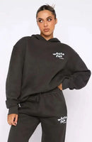 Street Casual Pant Set Clohtes Women's Sportswear Sportswear Jogging Suit Women's Hooded Sportswear Tide Suit