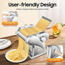 Electric Pasta Maker Machine, 135W Spaghetti Roller Noodle Pressing Machine, 410 Stainless Steel Electric Noodle Maker, for Brea - M & M Global