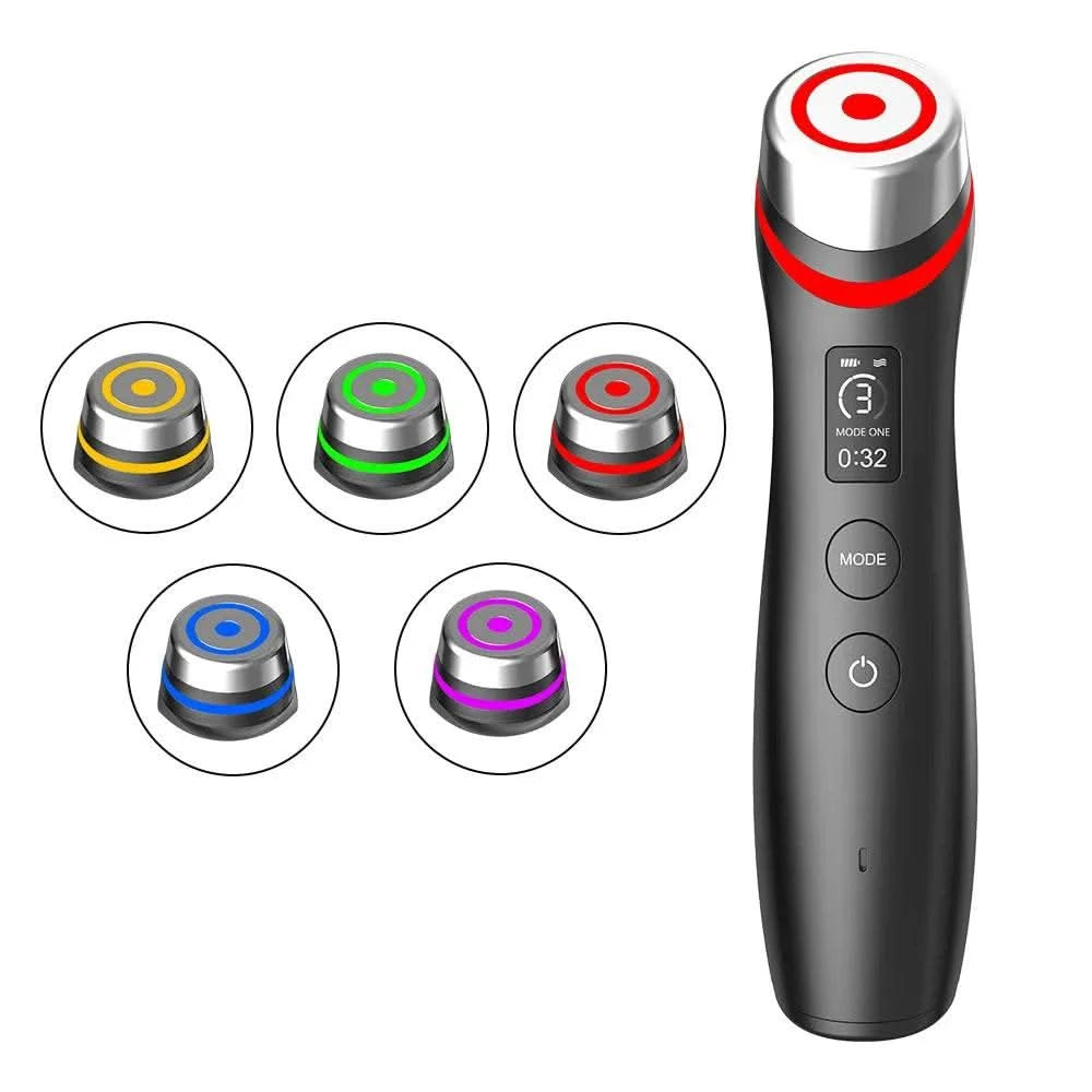 6 in 1 Age Booster Skin Care Facial Glow Booster Beauty Device Facial Skin Care Tools Anti Aging Microcurrent Lift Face Care - M & M Global