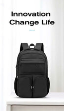 BANGE Large Capacity Men Backpacks for 15.6 Laptop Business Travel Women Backpack Waterproof School Bags with Mesh Side Pockets - M & M Global