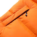 Men's Vest Jacket Autumn Winter Parkas Oversize Stand Collar Zipper Pockets Orange Windbreaker Waistcoat Plus Size Same