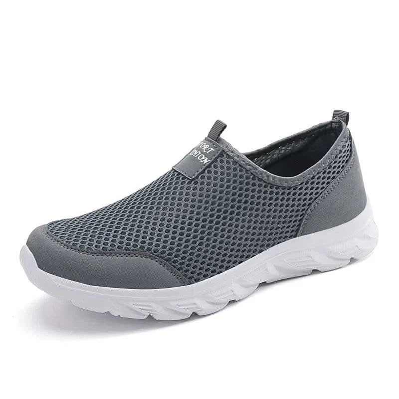 2023 Lightweight Men Casual Shoes Breathable Slip on Male Casual Sneakers Anti-slip Men's Flats Outdoor Walking Shoes Size 39-47 - M & M Global