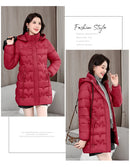 2024 New Winter Hooded Jacket Women Korean Parkas Loose Down Cotton Coats Overcoat Female Casual Thick Warm Windproof Outerwear