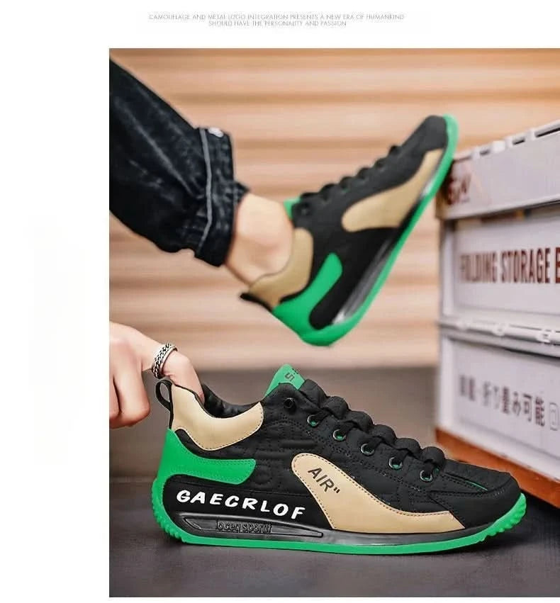 Men Running Shoes Outdoor Sport  Sneakers Man Vulcanized Shoes Flat Casual Sneakers for Men Shoes 2025 New Brand Footwear - M & M Global
