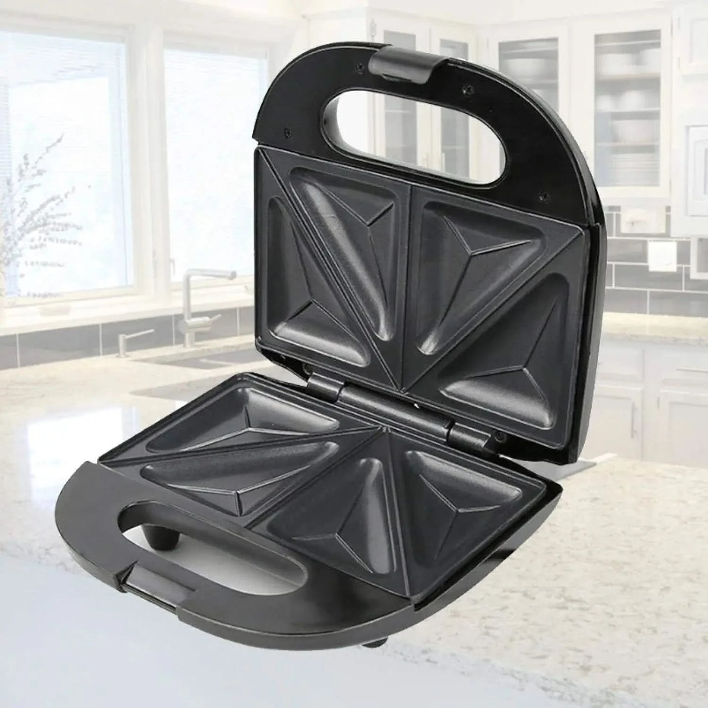Waffle maker ， Waffle Maker 750W Mini Household Waffle Sandwich Maker Breakfast Baking - M & M Global