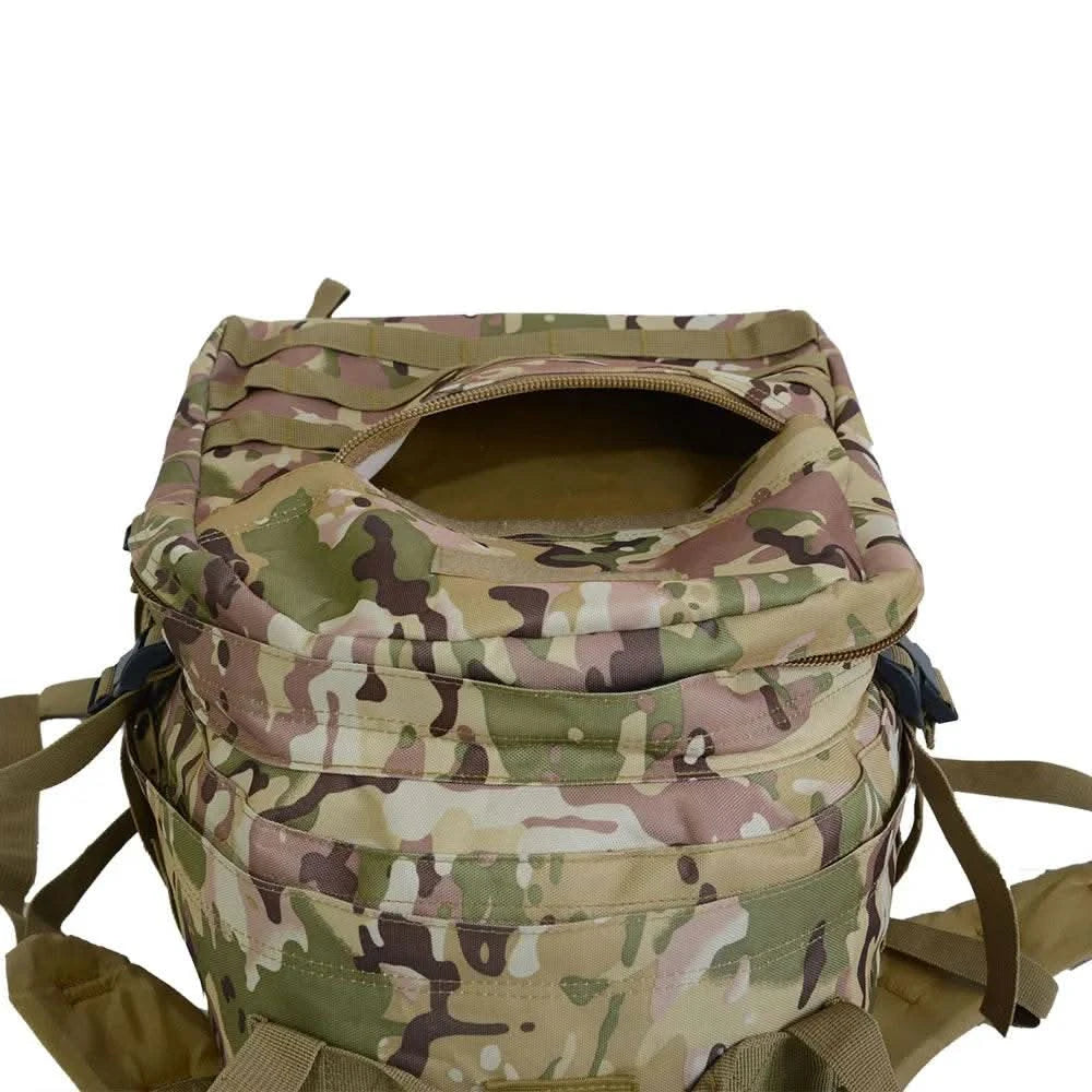 45L 3D Tactical Outdoor Camo bag Shoulder Attack Mountain riding charge bag Python Print PUBG Eating Chicken backpack - M & M Global