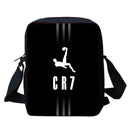 pcs set Football CR7 Star Child School Backpack with Lunch Bags Pencil Bags School Bags for R-Ronaldos Boys Girls Best Gift - M & M Global