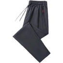 Men's Casual Pants Stretch Slim Fit Elastic Waist Jogger Korean Classic Blue Black Gray Male Brand Trousers Plus Size - M & M Global