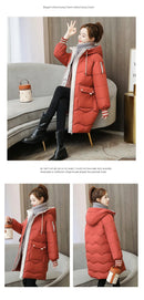 Women's Mid-length 2025 Korean Loose Winter Cotton Coat Thickened Cotton Jacket Bread