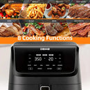 Air Fryer 7.2 QT 1700W Oilless Oven Healthy Cooker Air Fryers Large Capacity with 12 Presets, Visible Cooking Window, LCD Touch - M & M Global