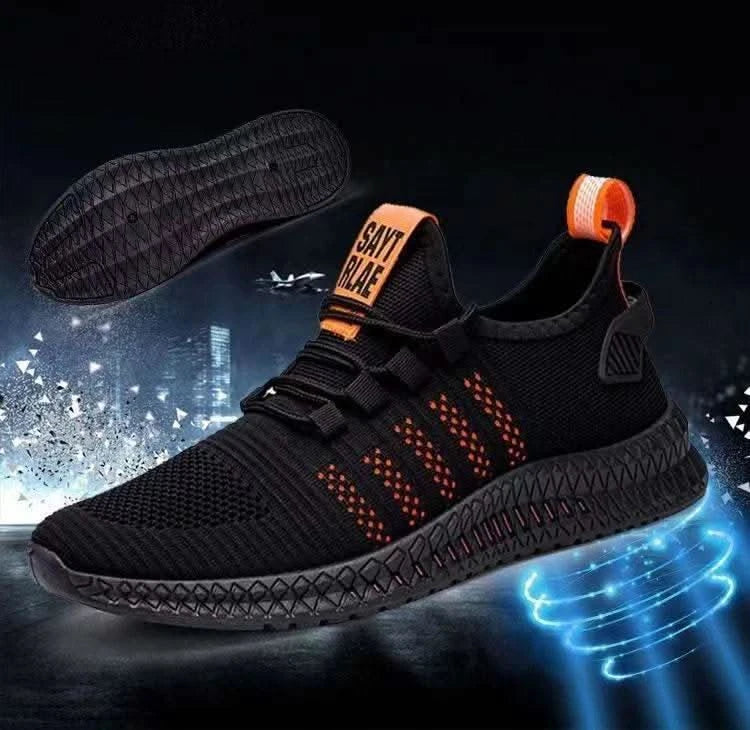 2024 Autumn New Trendy Men's Shoes Mesh casual non slip sneakers Fashion breathable male footwear Outdoor comfortable light shoe - M & M Global