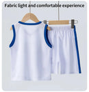 Summer CHILDREN'S Basketball Suit Boys and Girls Sports Vest Shorts Suit 23rd Handsome Boys and Students Vest Suit 2-piece. - M & M Global