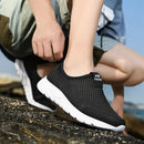 YRZL Men's Sneakers Breathable Mesh Men Casual Shoes Outdoor Non-Slip Big Size Loafers Walking Lightweight Male Tennis shoes - M & M Global