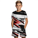 Children's Clothing Suit For Boy Summer Short Sleeve T-Shirt Set Shorts Child Clothing 3D Print Casual Boy Girl Children's Sets - M & M Global