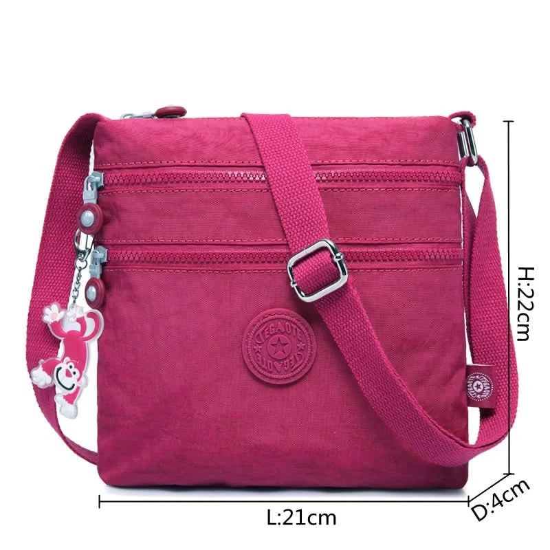 High Quality Fashion Men Women Shoulder Messenger Bag Small Cross Body Phone Purse Lightweight Blue Grey Black Red Purple M0910 - M & M Global