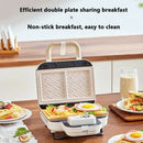Sandwich Breakfast Machine, Small Bread Machine, Double Disc Sandwich Breakfast Machine, Replaceable Baking Sheet, Can Make Sand - M & M Global