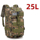 25L/50L Sturdy Nylon Waterproof Tactical Sports Trekking Fishing Hunting Camping Hiking Bag Backpack Outdoor Rucksacks - M & M Global