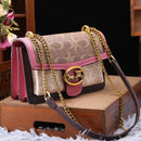Light luxury women's bag 2025 new high-end color contrast single shoulder underarm bag designer fashionable crossbody small squa - M & M Global