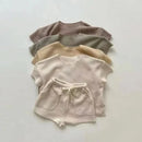 Kids T shirt+Shorts for Newborn Baby Casual Jogger Set 2 Pieces New Children Clothing Set Spring Summer for Toddler Boys&Girls - M & M Global