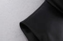 Autumn Winter PU Leather Coat Women Black Stand Collar Vests Women Fashion Zipper Elegant Short Vests Female Ladies