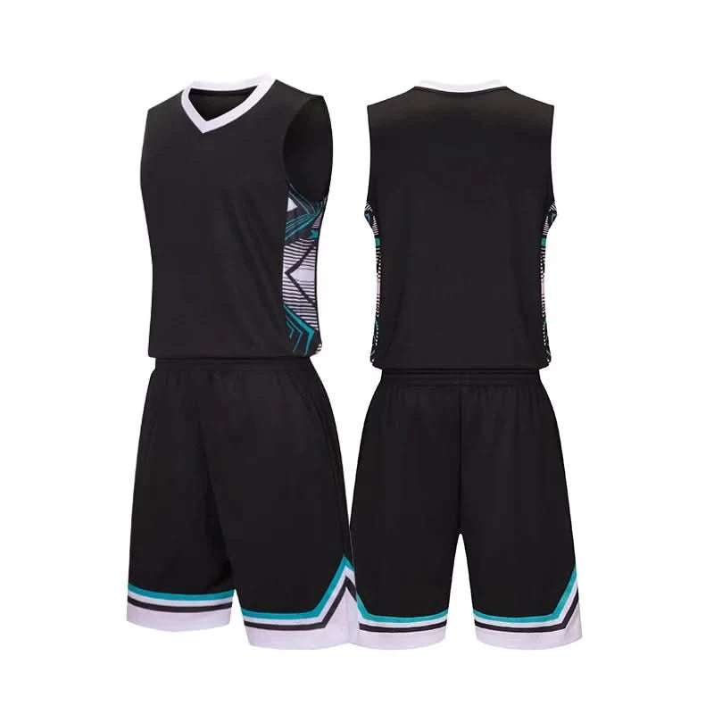 Kid Basketball Jersey Quick-drying Training Uniform Shirts Children Sportswear Kit Boys and Girls Tracksuit Sport Suit Clothes - M & M Global