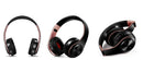 Men Gift Gold Wireless Headphones Bluetooth Earphone Stereo Headset Game with Build-in MIC with Universal for Android and iOS