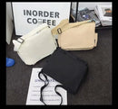 Collage Student School Bags Women&Men Unisex Crossbody Bags Multipockets Messenger Bag Simple Nylon Shoulder Bag - M & M Global