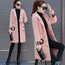 Ladies Lamb Velvet Jacket Autumn Winter Style Versatile Medium Length Spring Fashionable Windbreaker New Women's Clothing