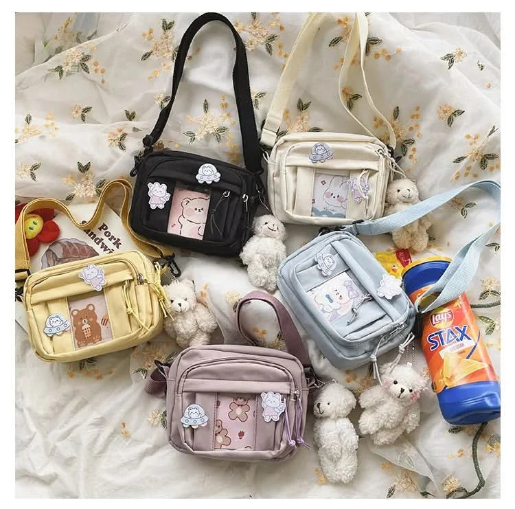 New Kawaii Bag Girls New JK Transparent Bag Small Crossbody Bag For Women Purses and Handbags Shoulder Bag Itabag Bolso - M & M Global