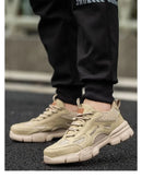 Men Work Sneakers Protective Shoes Safety Industrial Puncture-Proof Anti-smash Steel Toe Shoes Breathable Construction Work Shoe
