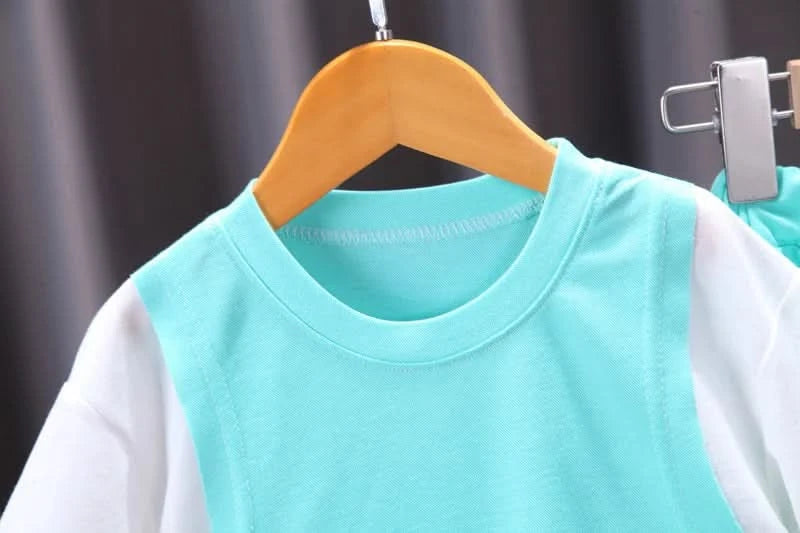 New Summer Baby Girl Clothes Infant Boys Clothing Children Casual T-Shirt Shorts 2Pcs/Set Toddler Sports Costume Kids Tracksuits - M & M Global