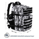LHI 45L Tactical Backpack for Men and Women Large Athlete Gym Bag Outdoor Sports Hiking Survival Rucksack with Bottle Holder - M & M Global