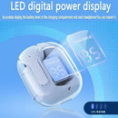 Original T2 Wireless Bluetooth Earphone Transparent HIFI Headphones LED Power Digital Display Stereo Sound Earphones for Xiaomi - M & M Global