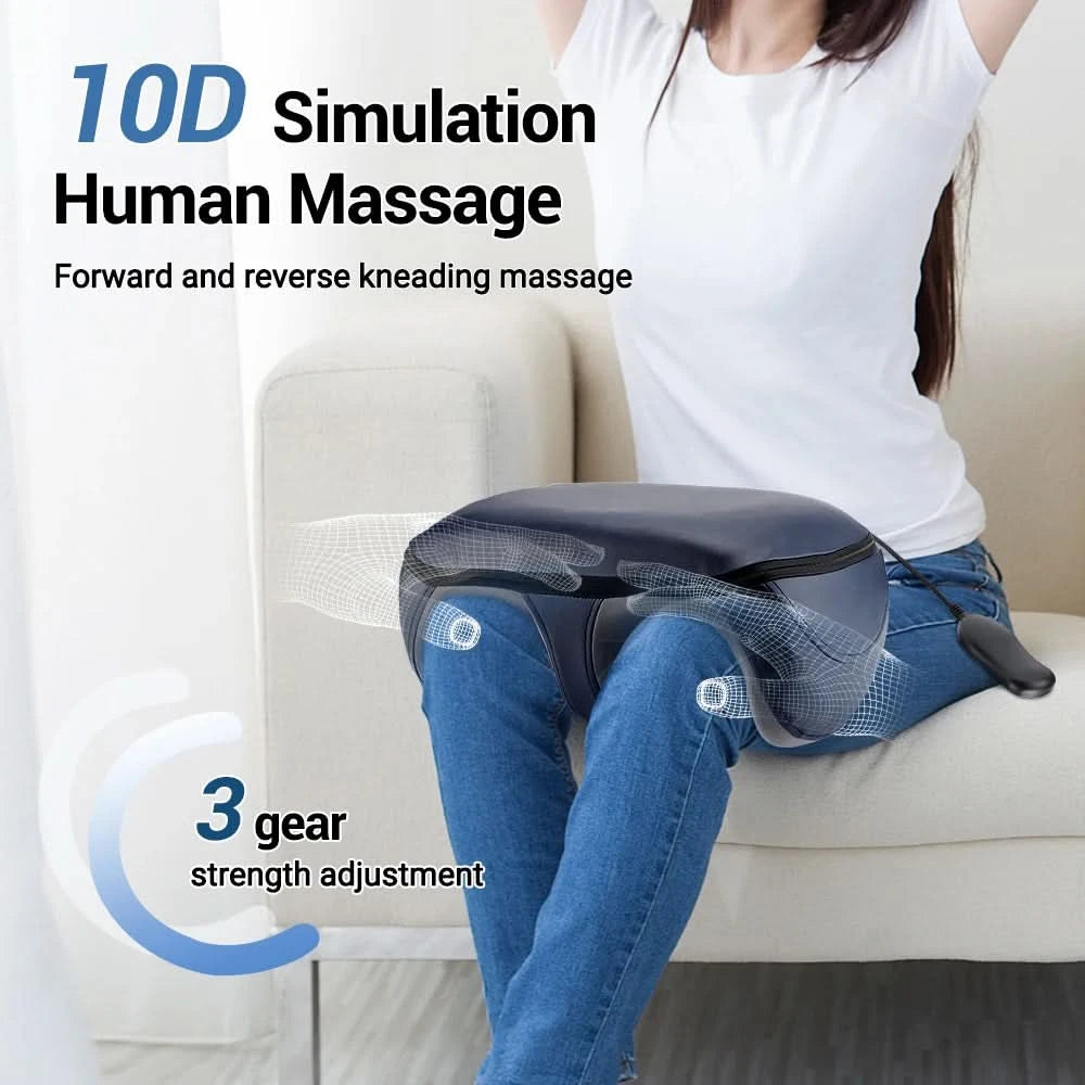 Electric Shiatsu Foot Massager Kneading Roller Deep Muscle Relaxation Full Body Massage Arm Calf Pain Relieve Health Care - M & M Global