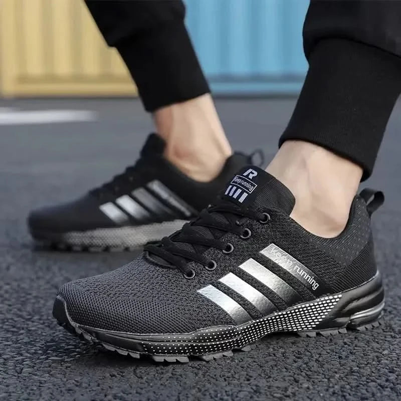 Men's Explosive Street Eye Catching Design Board Shoes with Unique Color Matching Breathable Comfortable Anti Slip Walking Shoes - M & M Global