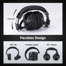 Oneodio Pro-C Bluetooth Wireless Headphones With Mic 110Hr Hi-Res Over Ear Bluetooth 5.2 Headset Earphone For Phone PC Sports