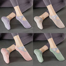 Women's Professional Yoga Socks Anti-Slip Sweat-Absorbent Breathable Pilates Ballet Dance Sport Socks for Active Ladies