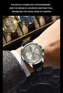 POEDAGAR Top Luxury Watch For Men Military Waterproof Luminous Date Week Man Wristwatch Leather Men's Quartz Watches Sport Reloj - M & M Global