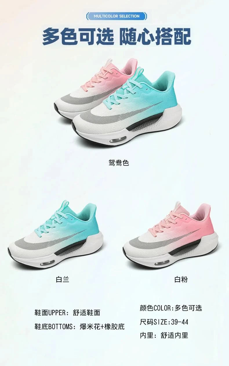 Men Running Sneaker Air Cushion Marathon Running Shoes Breathable Runner Trainers Women Platform Sports Shoes Speciality Sneaker - M & M Global