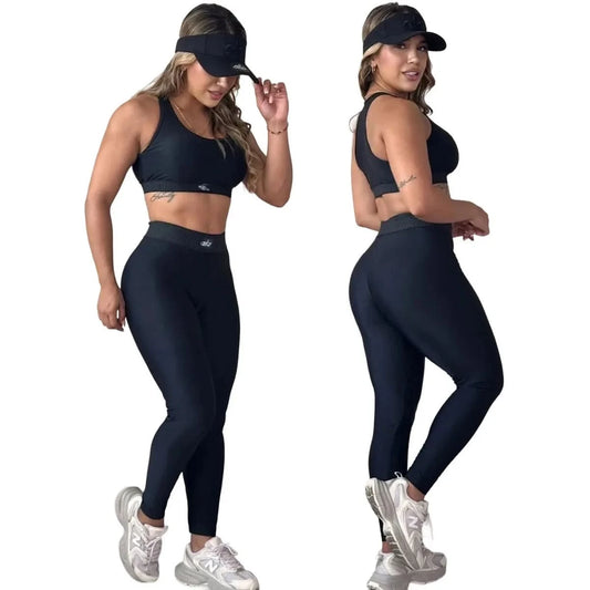 Fashionable Yoga Fitness Women's Sportswear Set Summer New Style J5109 Cross-Border Women's Clothing Sportswear Set - M & M Global
