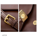 Genuine leather tofu bag large capacity high-end sense one-shoulder armpit commuting practical cowhide crossbody women's bag - M & M Global