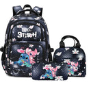 Lilo Stitch Large Capacity Backpack Daypack Lightweight Schoolbag Casual Travel Knapsack for Women Girls Pen Lunch Bags - M & M Global