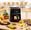 Adoolla Air Fryer Oven 5 Qt Large Oil Free Touch Screen 1500W Mini Oven Combo with 7 Accessories, One-Touch Digital Controls, No - M & M Global