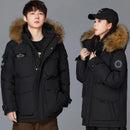 New Winter Mens Hooded Fur Collar Duck Down Coats High Quality Waterproof Coats Fashion Parkas Male Casual Warm Down Jackets
