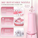 Sejoy CYQ-AOW06 Cordless Electric Water Flossers for Teeth 350ml Water Dental Flosser Portable Oral Irrigator Rechargeable - M & M Global