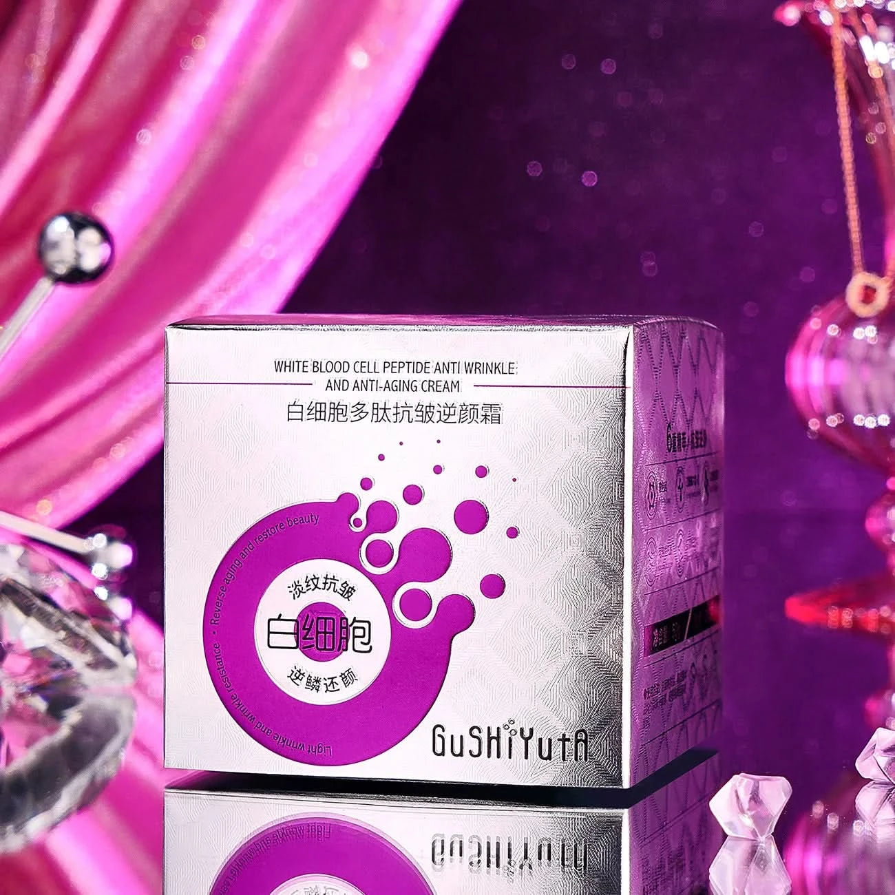 Multi Action Face & Neck Skin Tightening White Blood Cell Peptide Anti Aging Face Cream Skin Firming Night Cream Wrinkle Repair - M & M Global