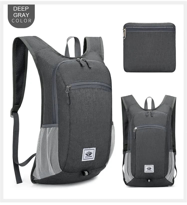 Portable Foldable Backpack,Men Women Ultralight Folding Bag,Outdoor Climbing Cycling Hiking  Knapsack Travel Daypack - M & M Global
